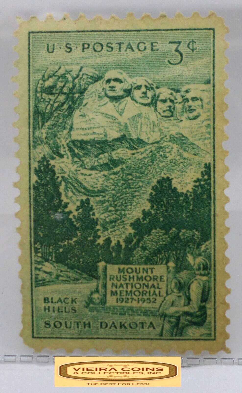 USA Postage South Dakota Black Hill Mount Rushmore 3 Cents Stamp – #S41736NQ