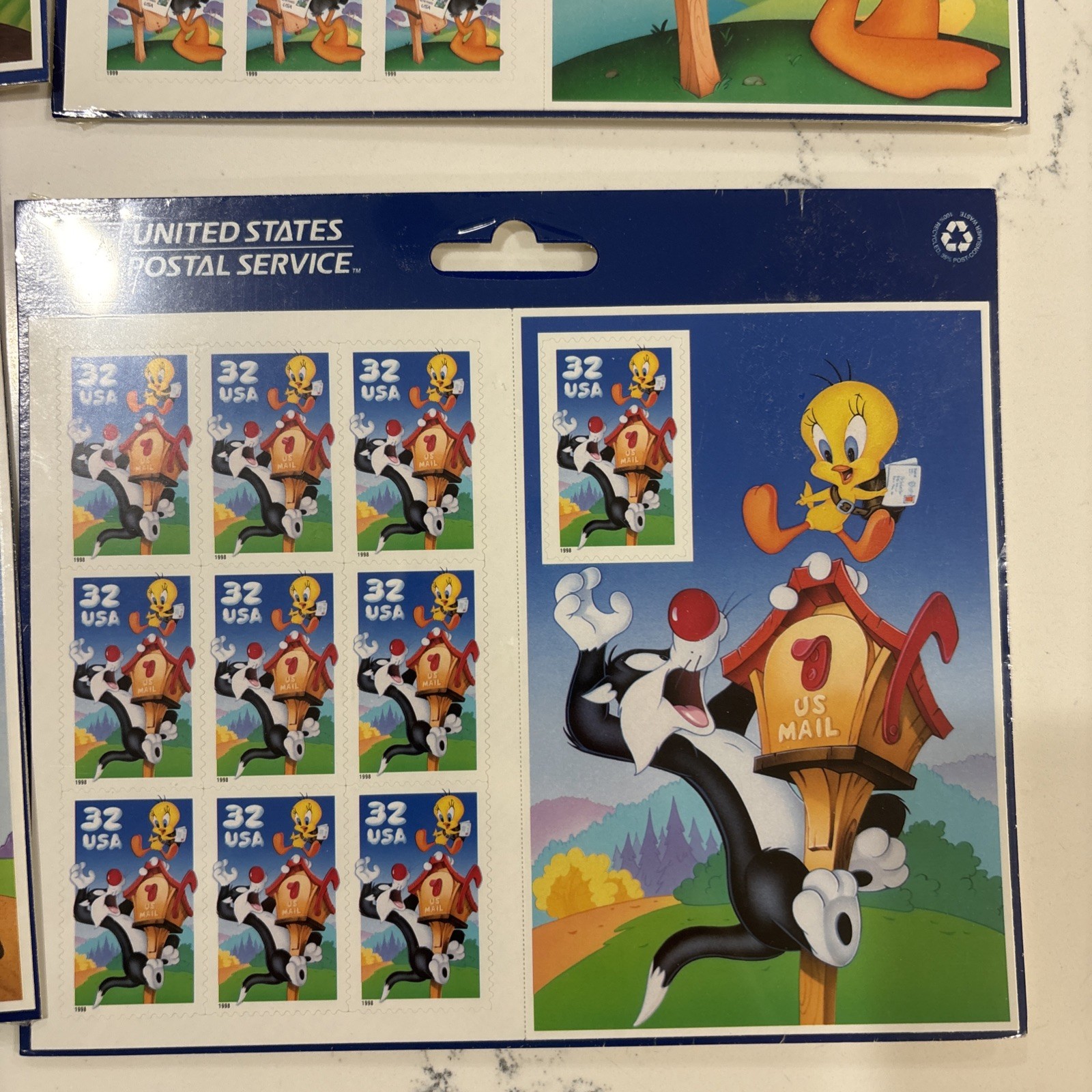 USPS Looney Toons 32 Cent Stamps Factory Sealed
