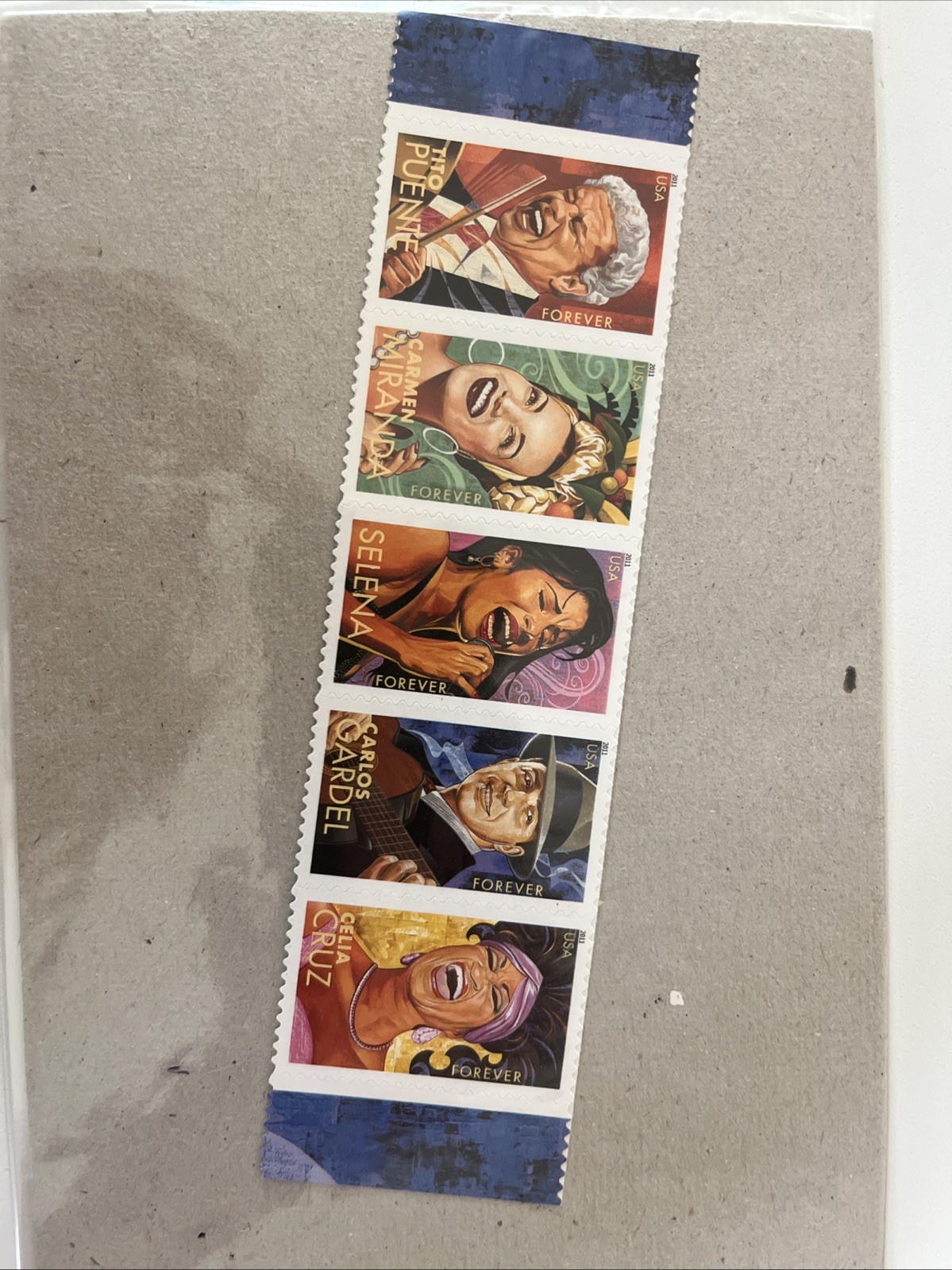 Latin Music Legends Forever Stamp