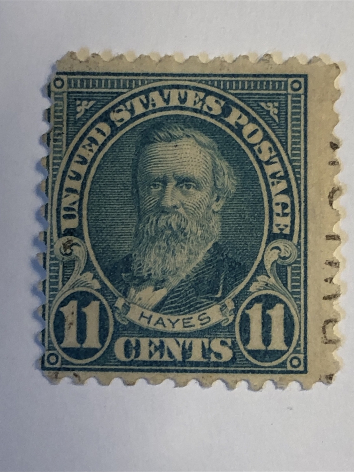 Scott # 563 1922- 26 11 Cent Hayes U.S. Postage Stamp