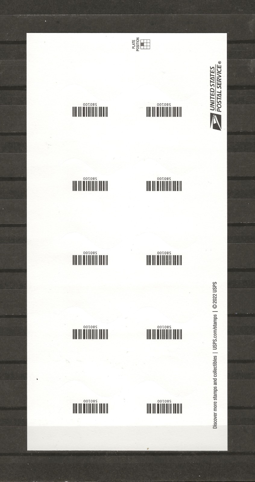 USPS Global International Mail Forever Postage Stamps (30 Sheets = 300 Stamps)