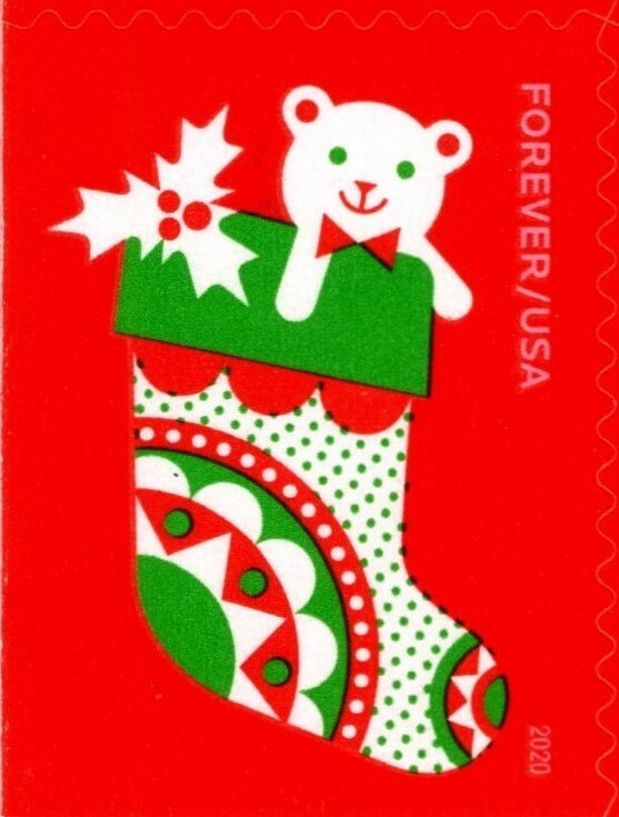 USA 2020 HOLIDAY DELIGHTS BEAUTIFUL 20 FOREVER STAMP BOOKLET SCOTT 5526-5529 MNH
