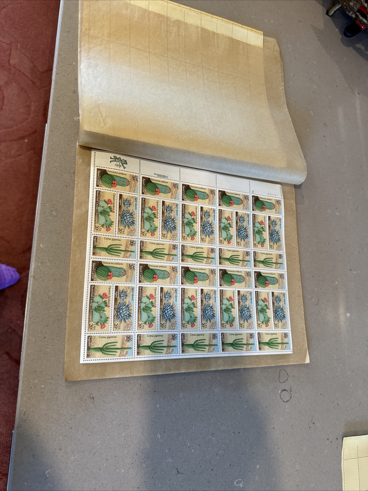 US Stamps Postage Sheets 6 Full Unused Mint Condition