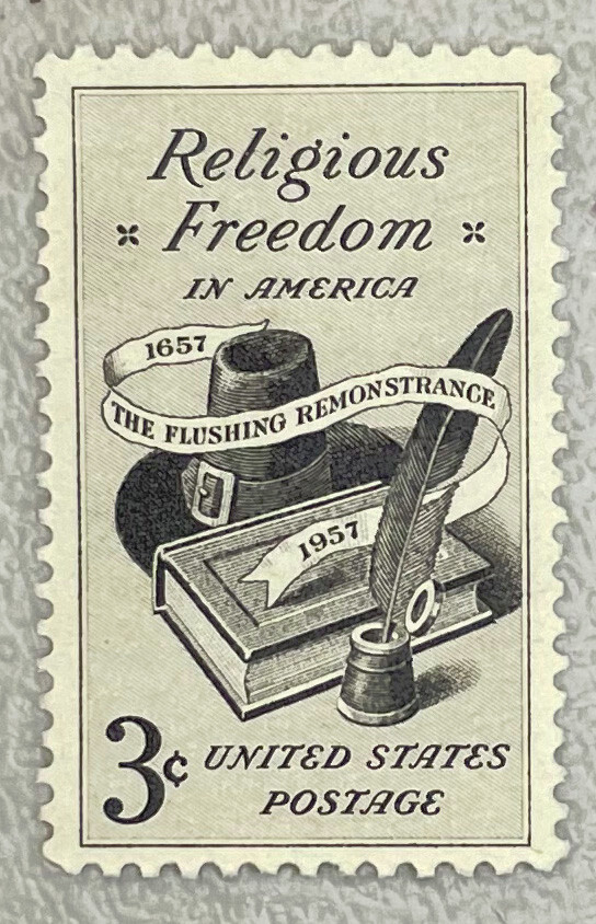 US Stamps Scott # 1099 Religious Freedom MNH