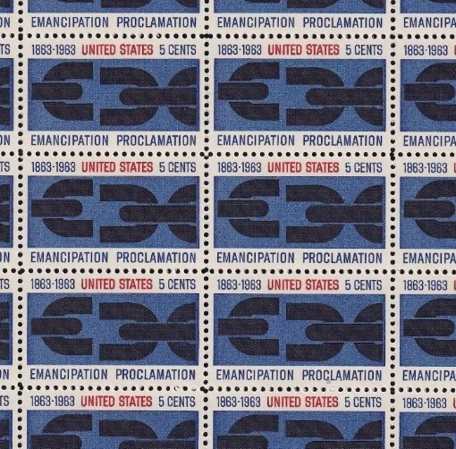 United States 5¢ Emancipation Proclamation Postage Stamp #1233 Pack of 100