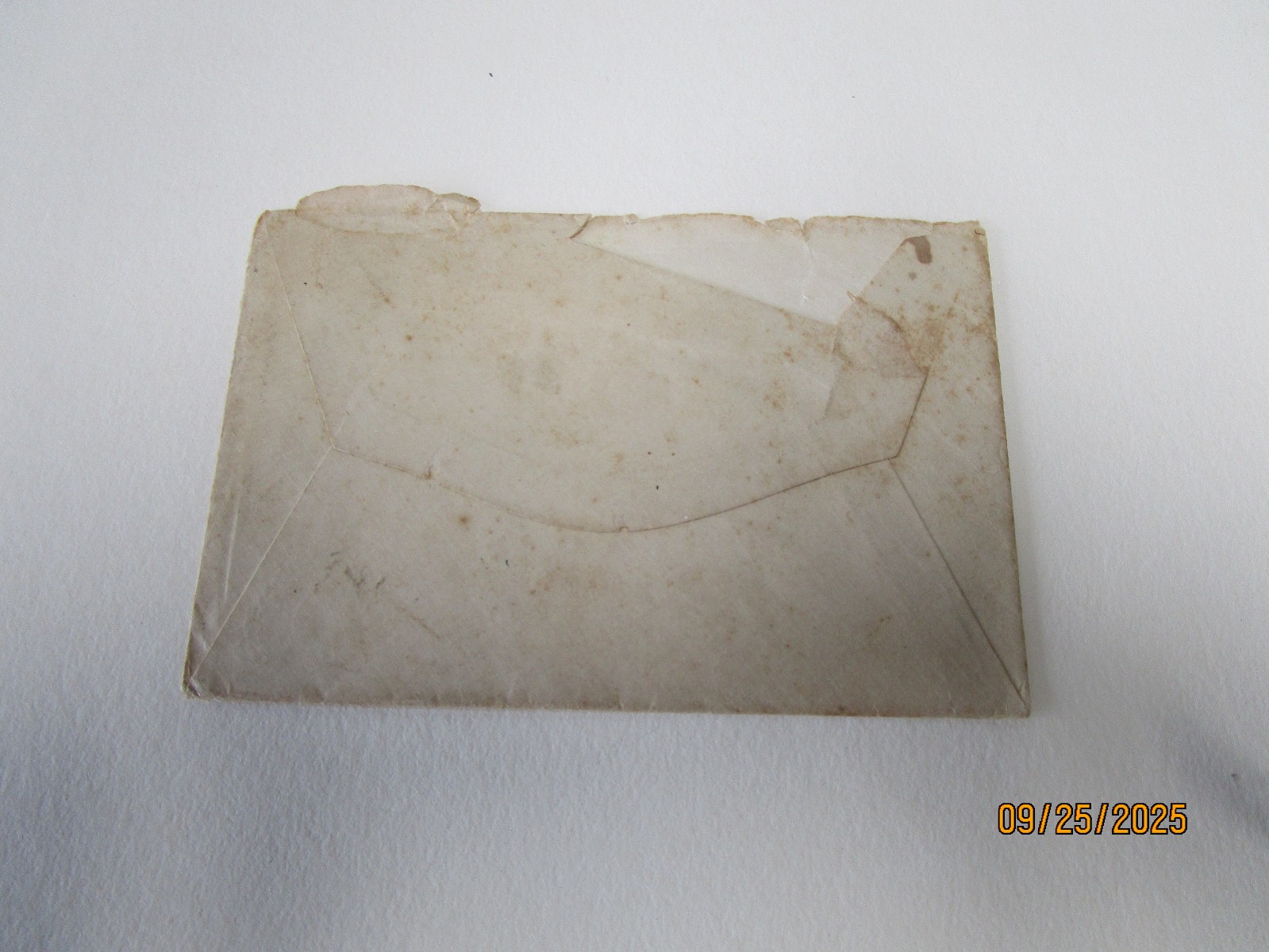 WASHINGTON 2 CENT STAMP ENVELOPE POSTMARKED 1925 AUG 11 STAMP EPHEMERA