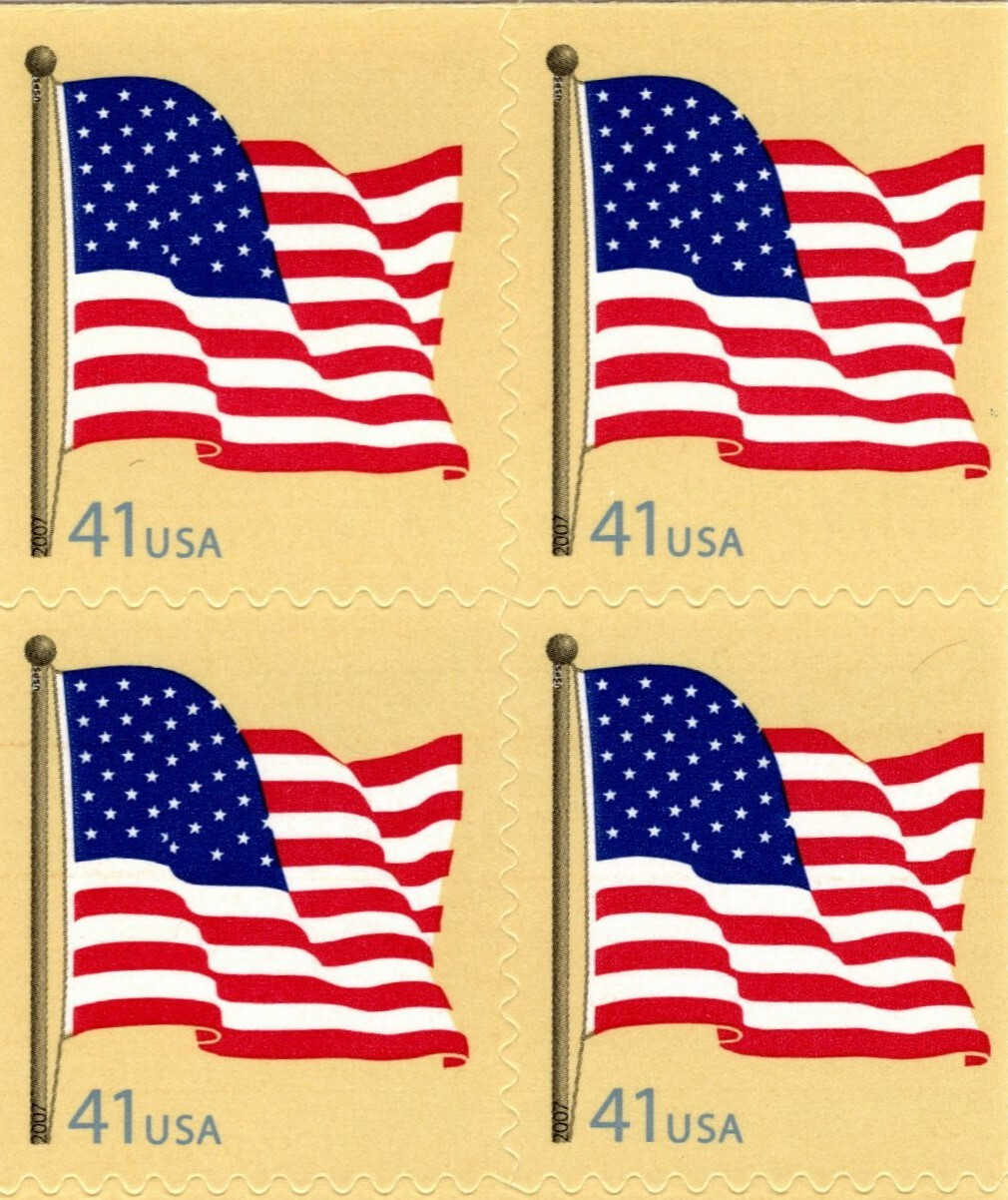 USA 2007 DEFINITIVE AMERICAN FLAG BOOKLET 20 STAMPS 41 CENT SCOTT 4191 MNH