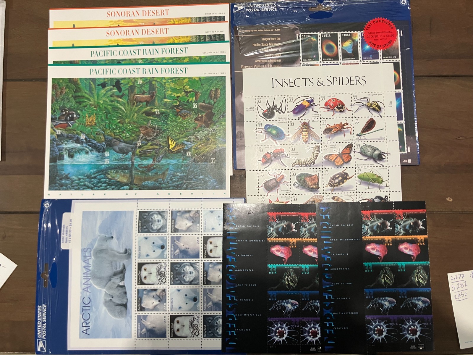 USPS Discount Postage Lot $168.96 Face Value 512 Mint 33¢ Stamps Free Shipping