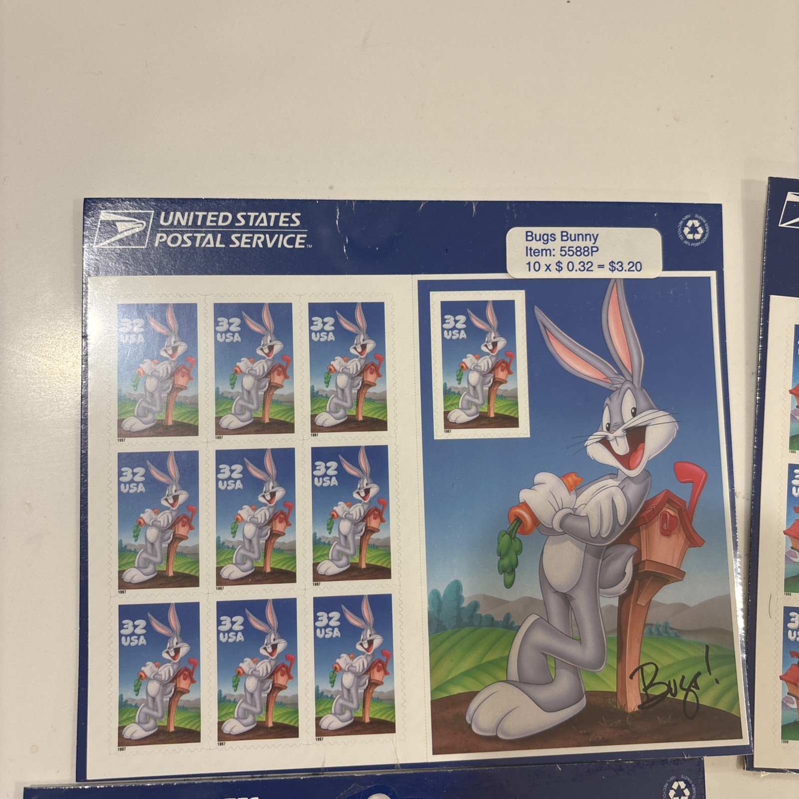 USPS Looney Toons 32 Cent Stamps Factory Sealed