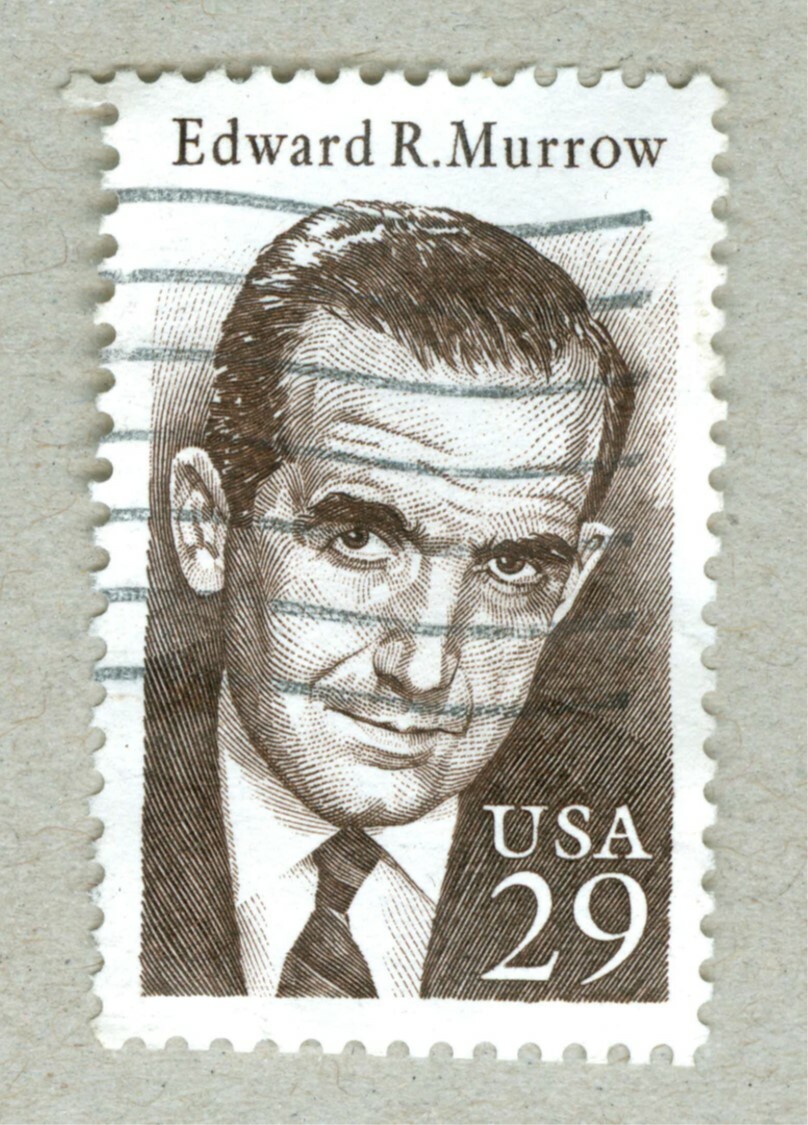 USA POSTAGE – EDWARD R. MURROW 29 CENTS MAIL STAMP – 1994
