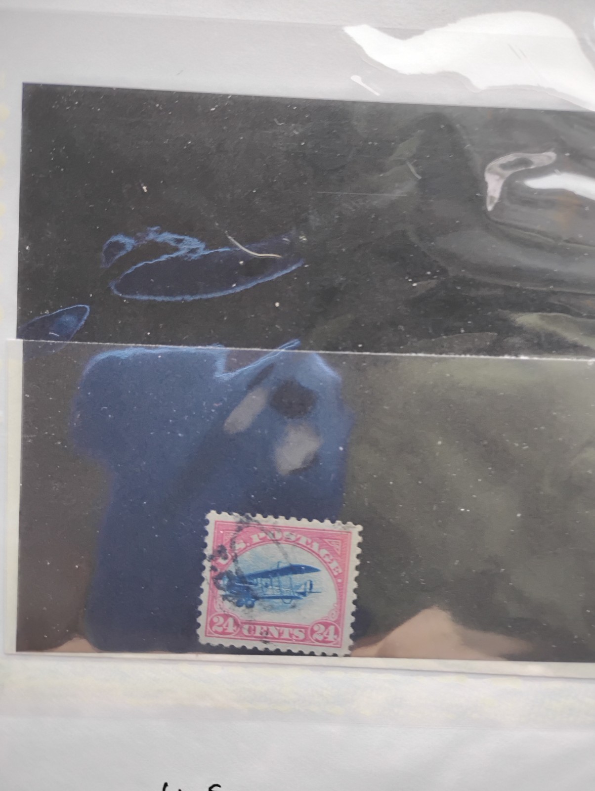 stamp used Jenny famous 24 cent similar stamp not exact picture