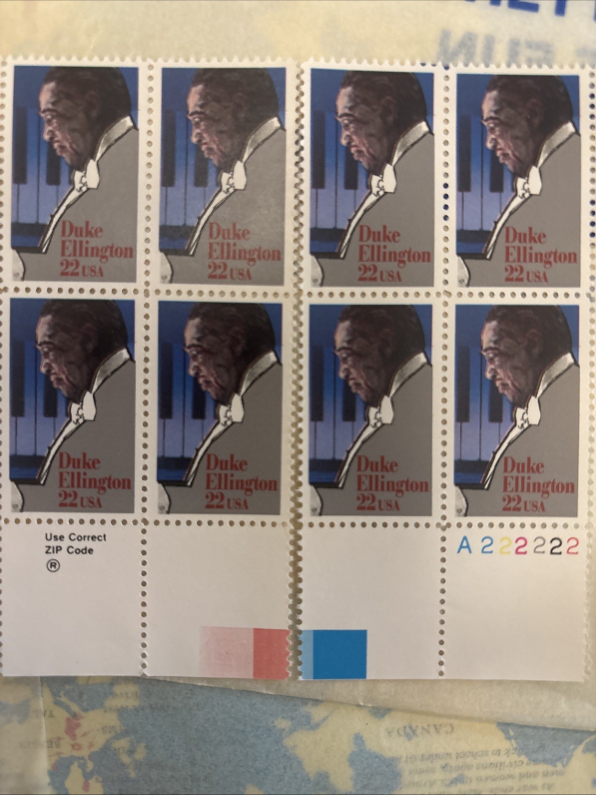 Legendary Duke Ellington 22cent Stamp