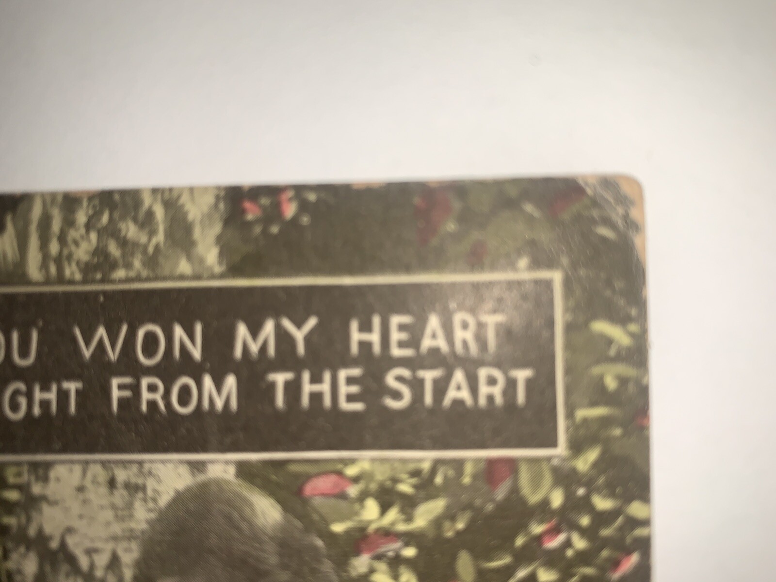 Rare ( 1 Cent 1 ) U. S. George Washington Postage Stamp Valentines Postcard