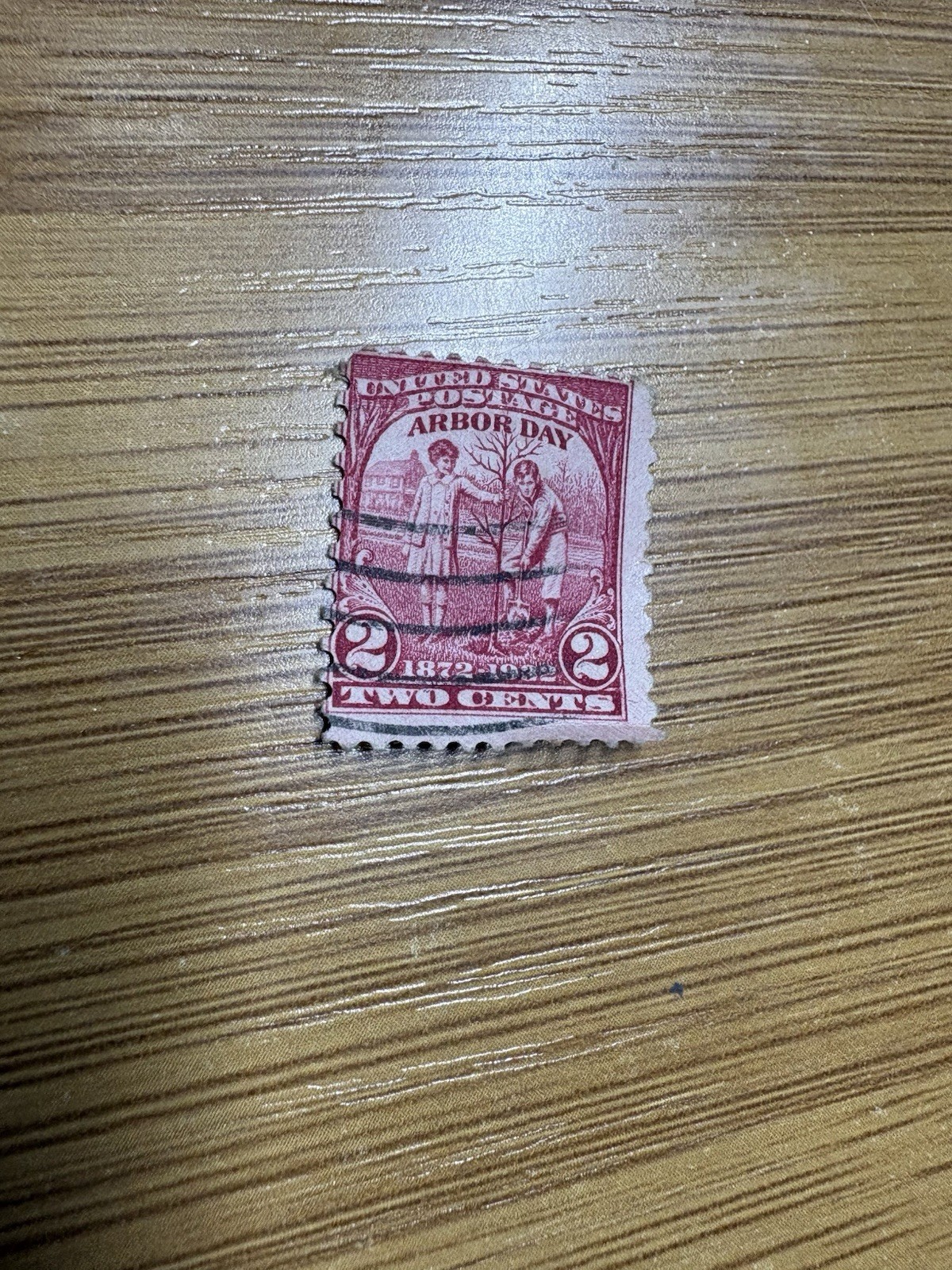 1932 Scott #717 2 cent Arbor Day Us Postage Stamp Collecting