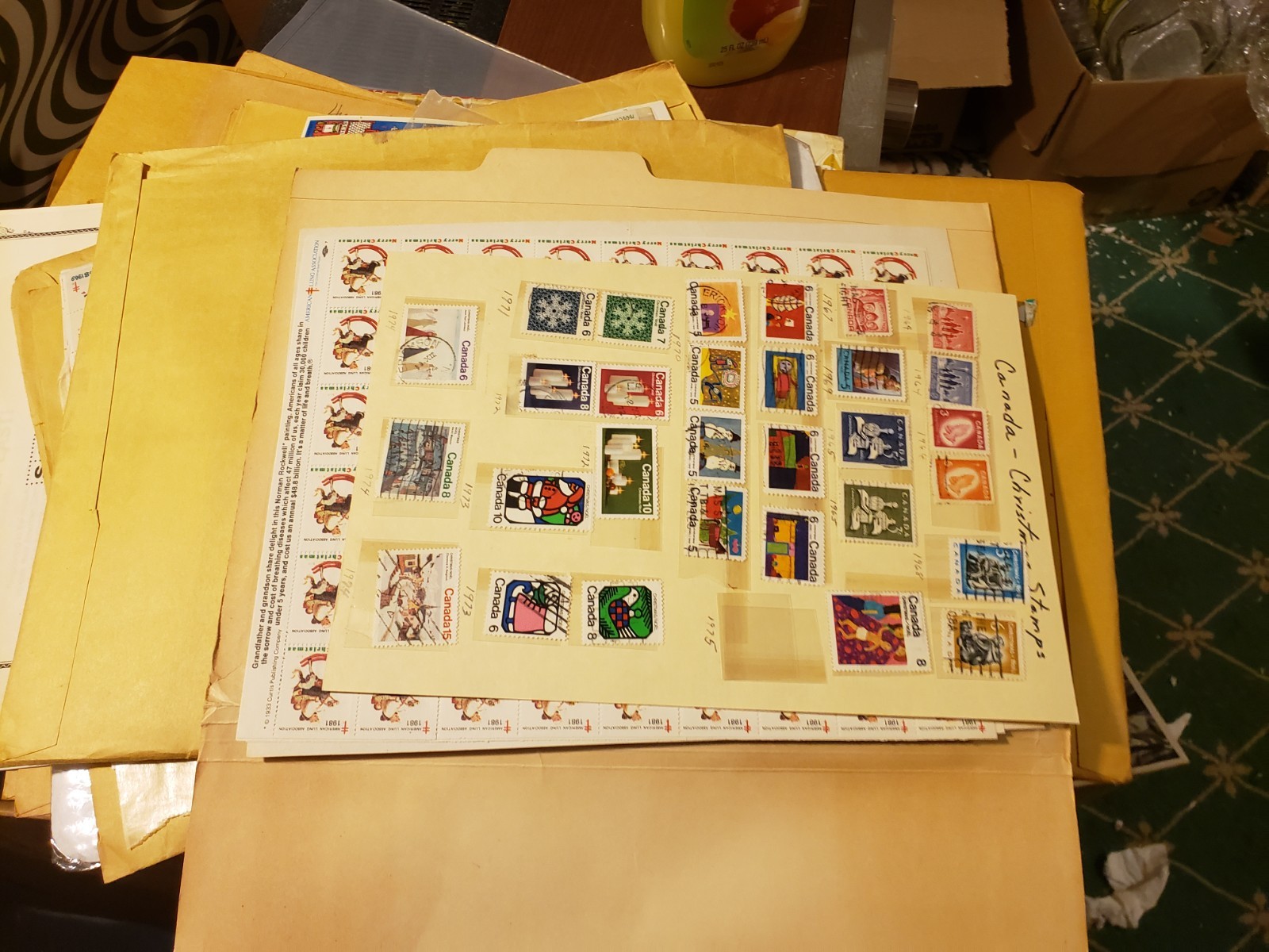 66Qt Tote Full Of All Kinds Of Postage Stamps Old/New Used And Unused LOOK!
