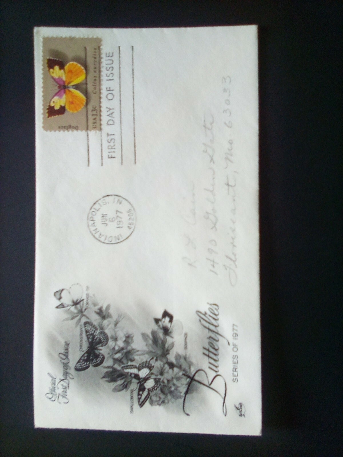 Stamps First Day Covers Butterflies