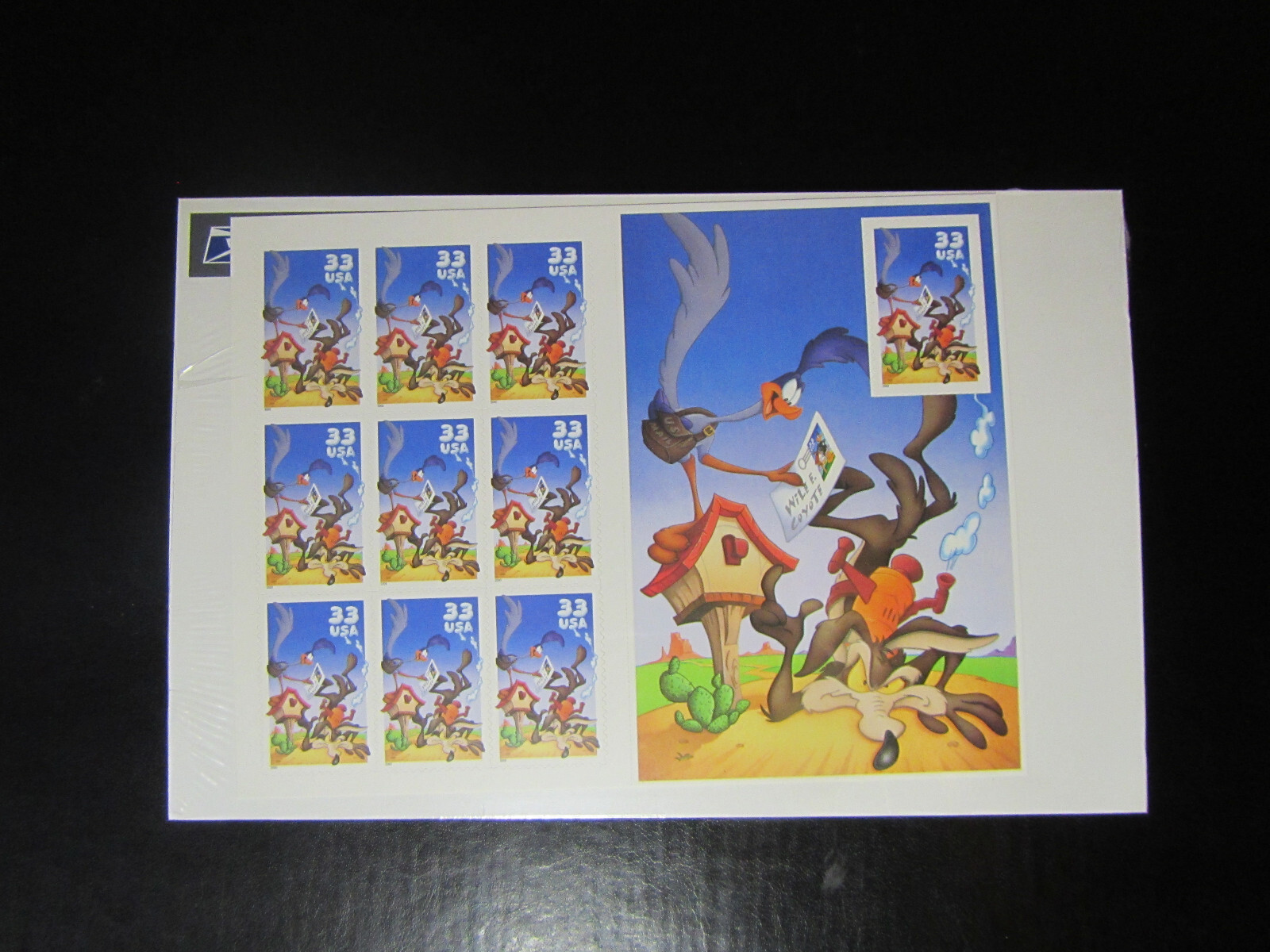 Coyote And Road Runner Collectable Sheet of 10 Stamps 2000 (USPS Sealed/Mint NH)