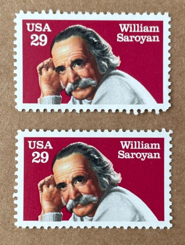 William Saroyan USA 29 Original Collectible Stamps 2 History Armenian Arts SAVE