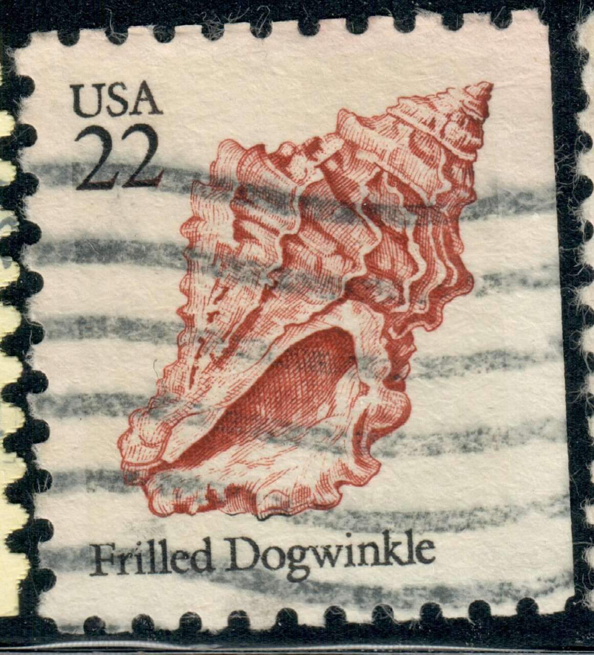 USA – 1985 – Seashells Booklet Issue – Nucella lamellosa – 22¢ – #3709