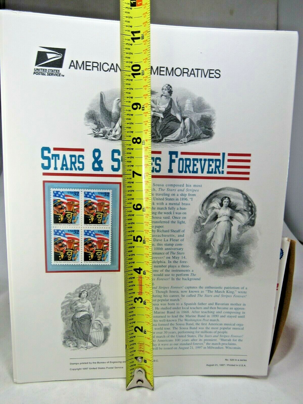 1997 start & stripes forever US Postal Stamps American Commemoratives