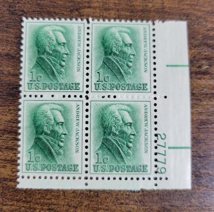 USPS Andrew Jackson 1 Cent Stamps