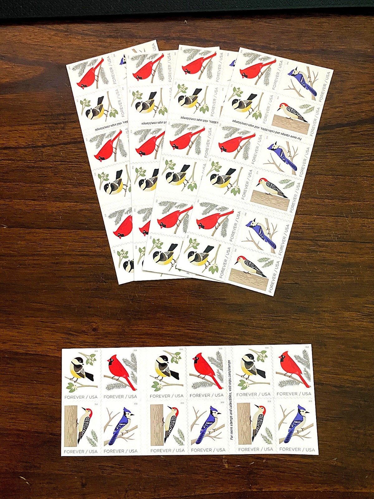 100 Genuine USPS Forever Stamps Unused 5 Sheets of 20 Booklet of 100