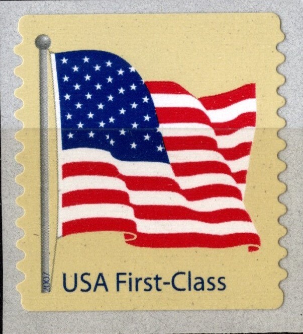 USA 2007 AMERICAN FLAG, COIL SINGLE STAMP SCOTT 4135 MNH