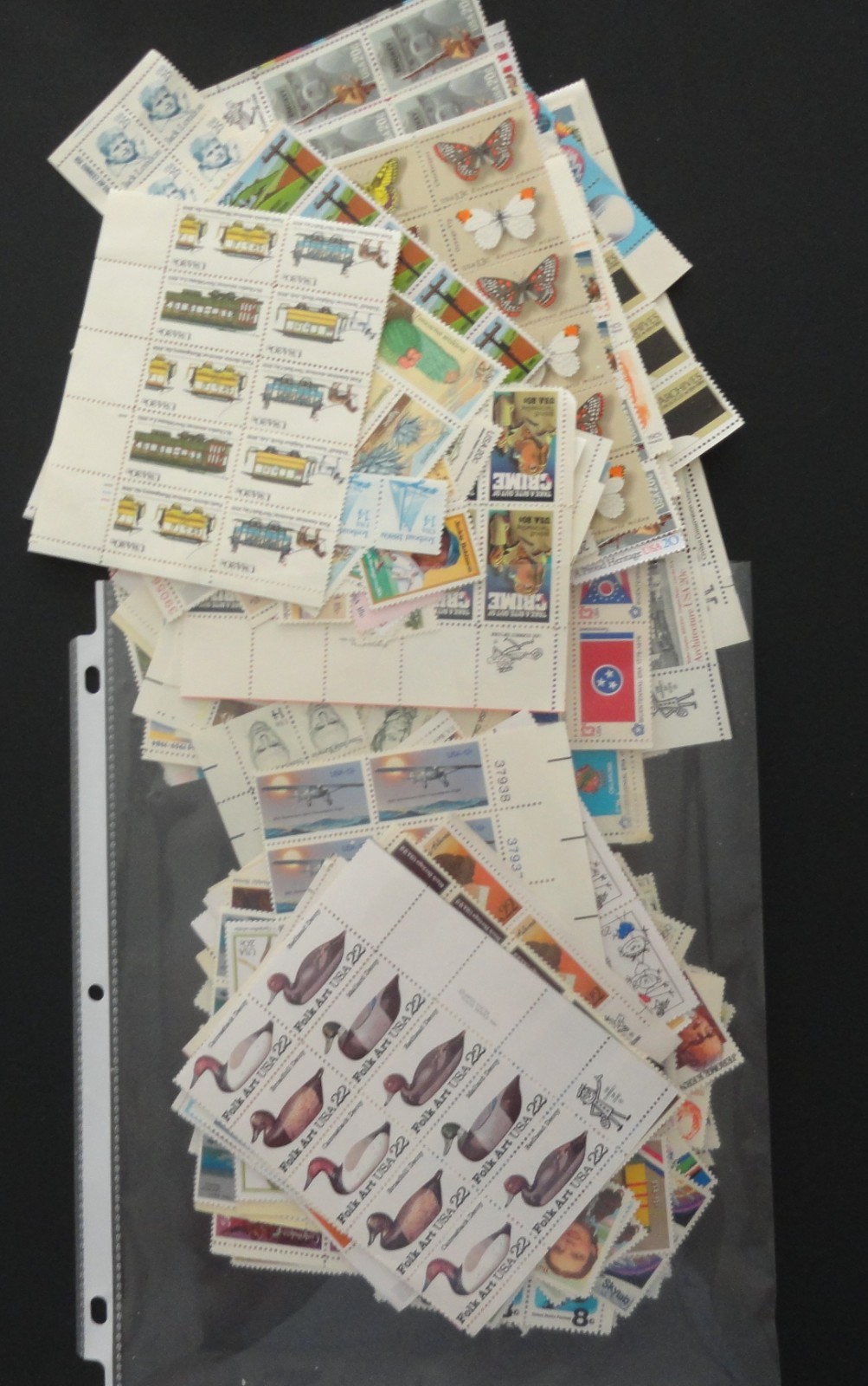 USA USPS MINT NH POSTAGE STAMPS LOT – ALL USABLE ON MAIL FACE VALUE $241.16