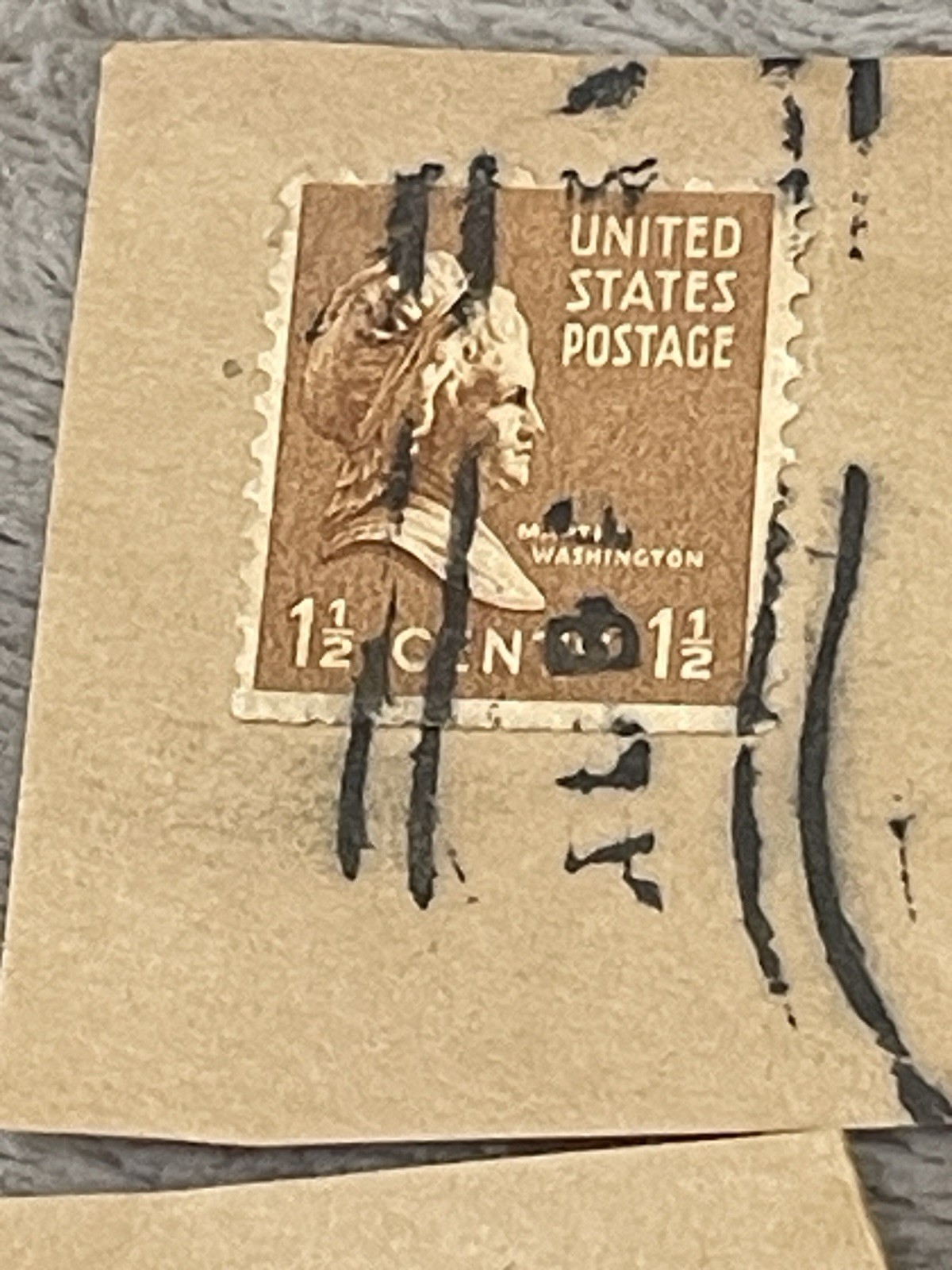 Vintage stamp 2c 1 1/2 C