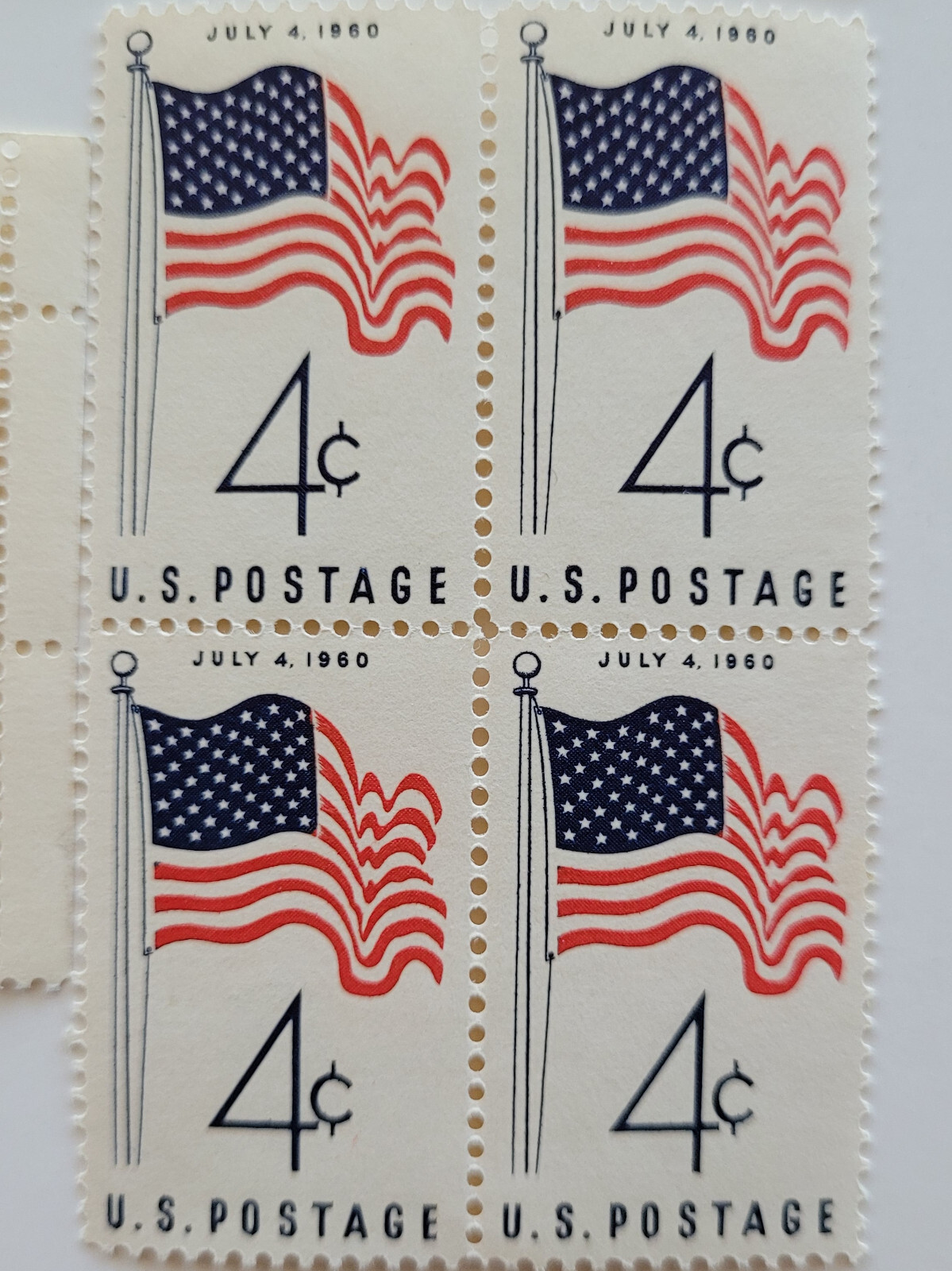 Old Glory Postage Stamps Lot of 16 US Flag Sc#1094 #1132 #1622 #1208 MNH OG