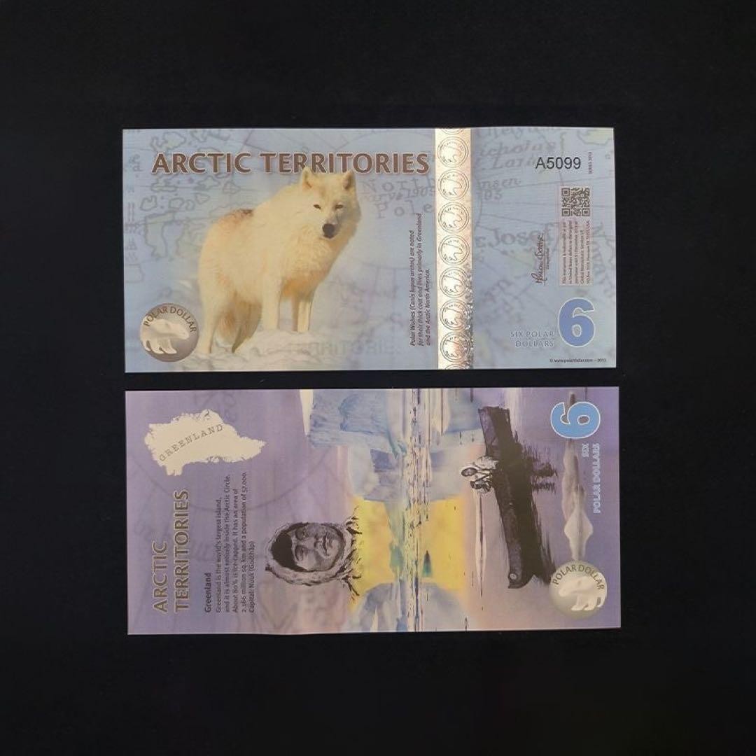 Arctic, Antarctic, commemorative banknotes, set of 14, unused, foreign