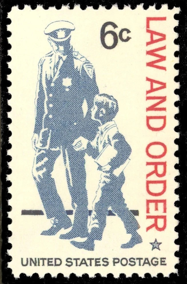 USA 1968 – LAW AND ORDER 😎 MNH Commemorative 6 Cents Stamp 😎 Scott #1343