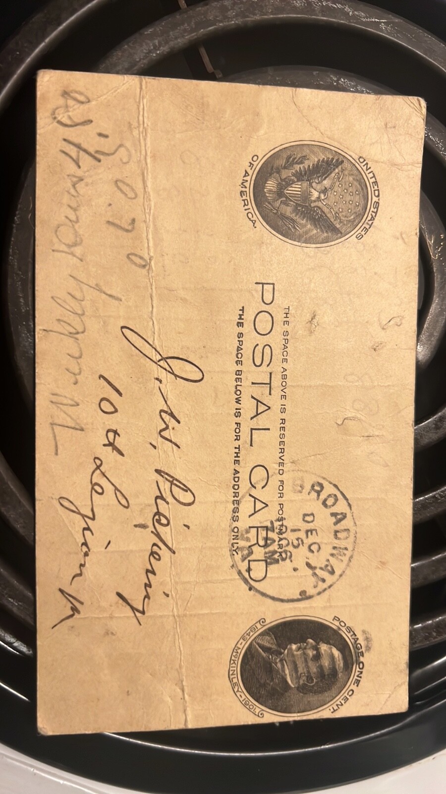 stamps 1900s Broadway va all good shape 