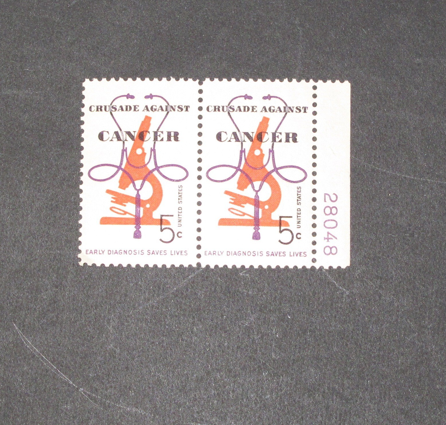 Lot of 10 US 4 and 5 Cent Postage Stamps 1958-1966