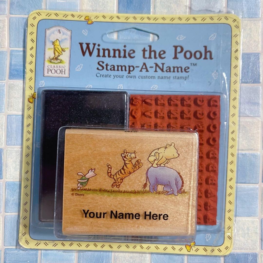 Disney Winnie the Pooh Classic Pooh Name Stamp Seal
