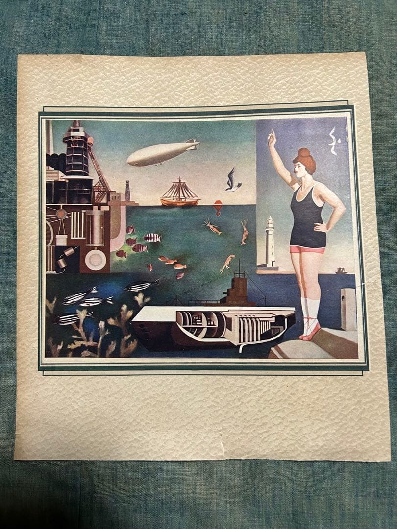 Art Deco art collection of women and landscapes, bulk sale