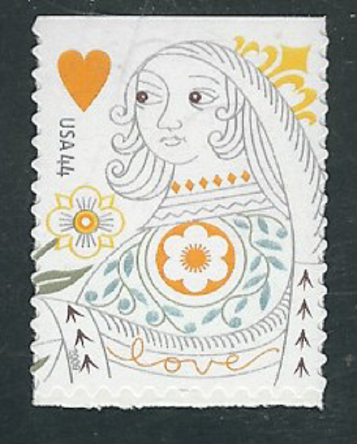 Scott #4405…44 Cent…LOVE/Queen of Hearts