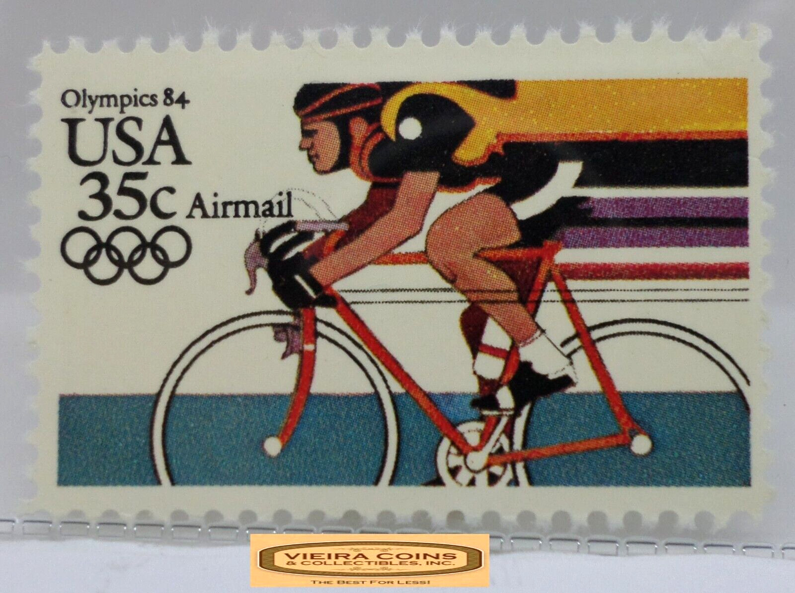 1984 USA Airmail Olympics 35 Cents Stamp – #S41422NQ