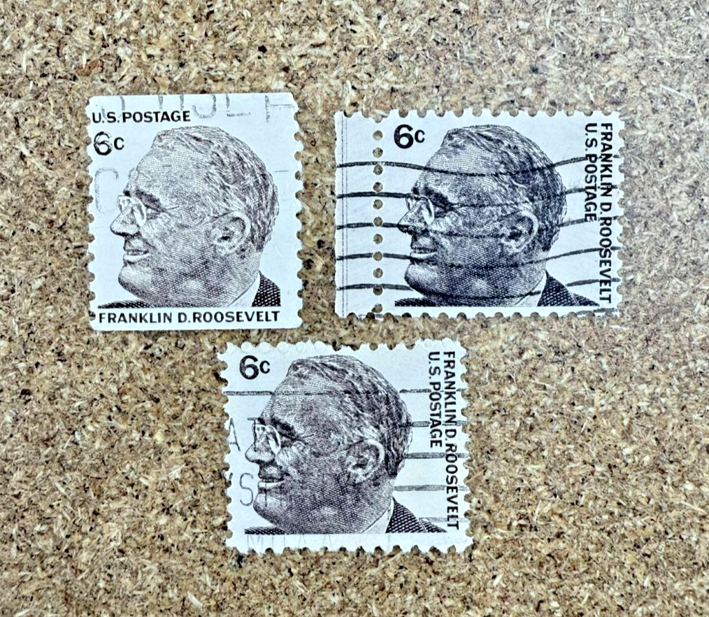 Vintage Stamps – 1968 6c Prominent Americans: Franklin D. Roosevelt