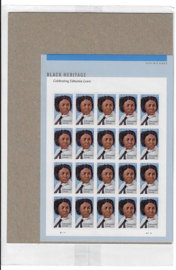 US SCOTT 5663 EDMONIA LEWIS PANE (SHEET) OF 20 STAMPS FOREVER MNH