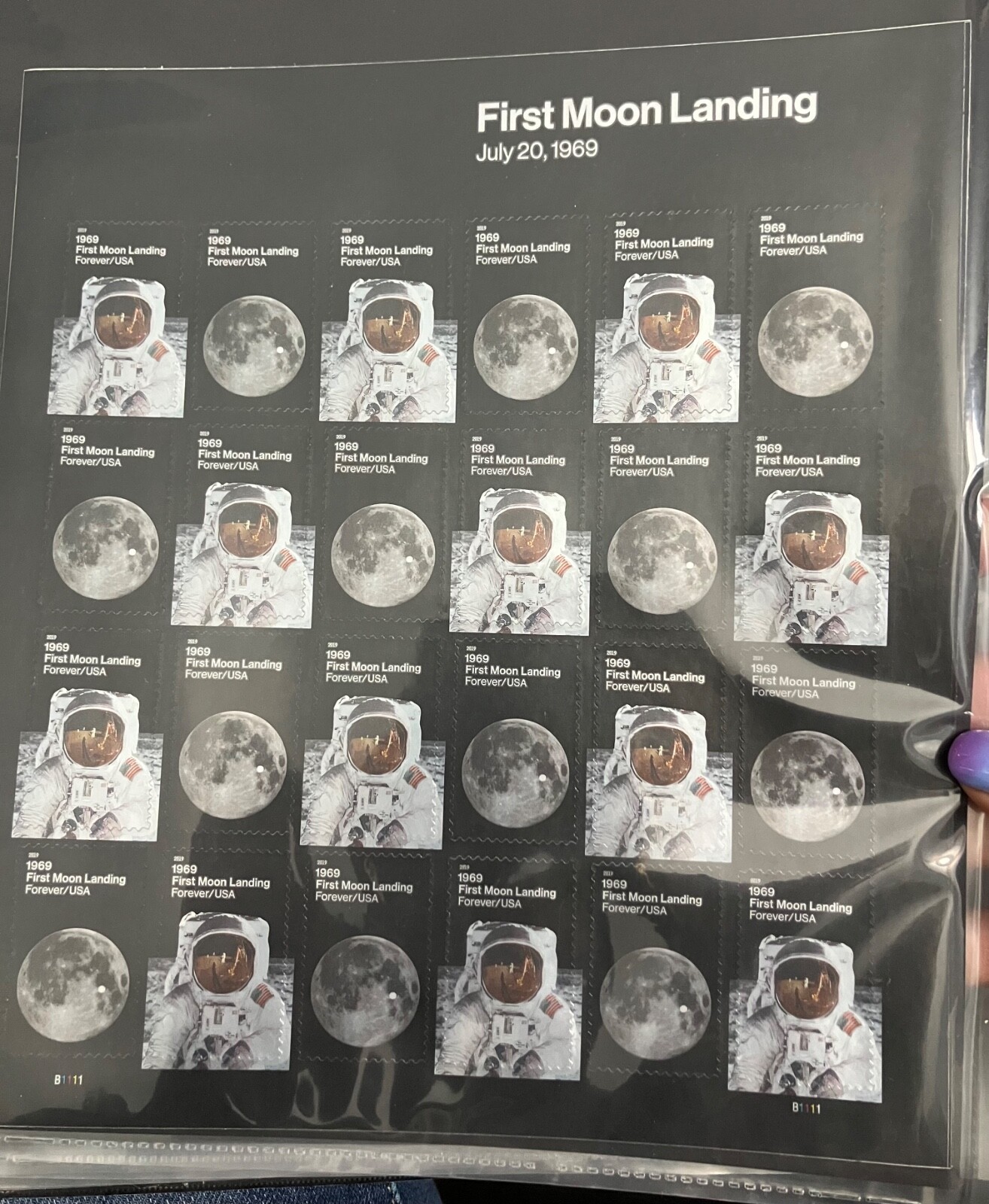 1969 FIRST MOON LANDING 24count USA Forever stamps-NEVER USED