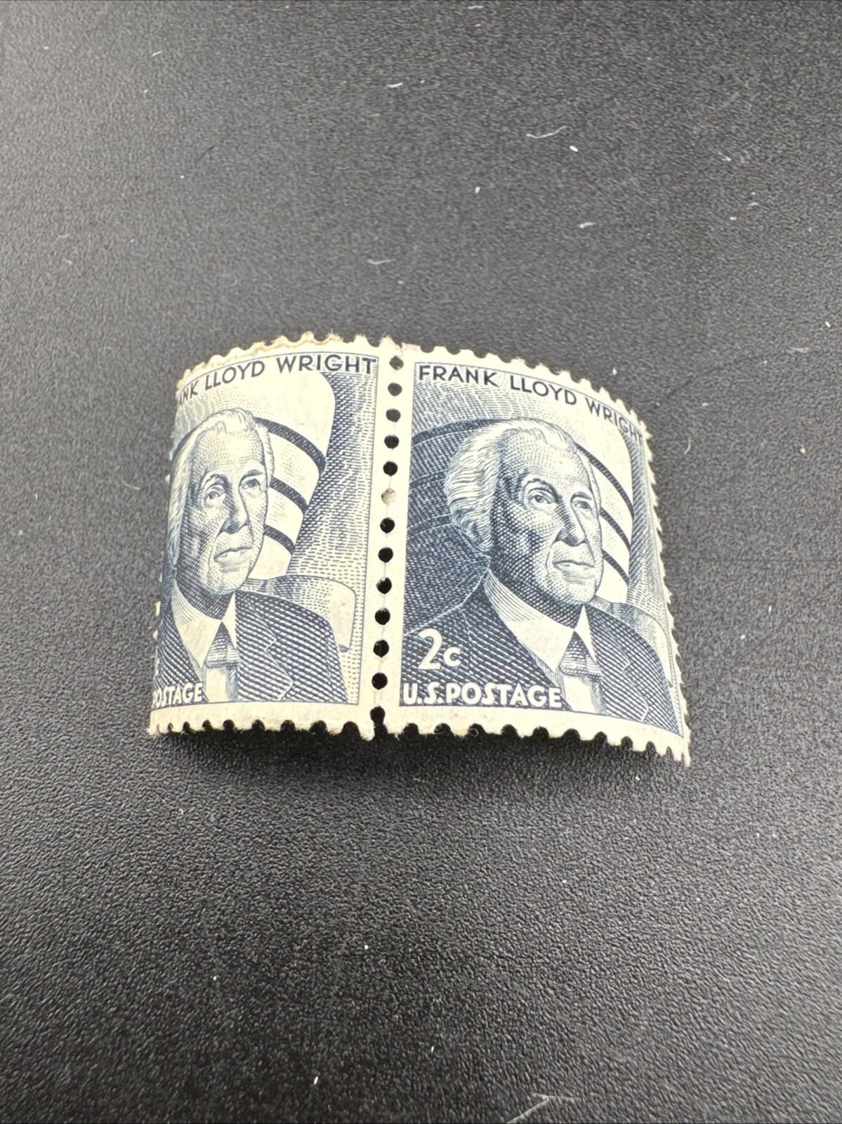Rare 1966 Frank Lloyd Wright 2 Cent U.S. Postage Stamp –Mint /Unused Set Of 2 #2