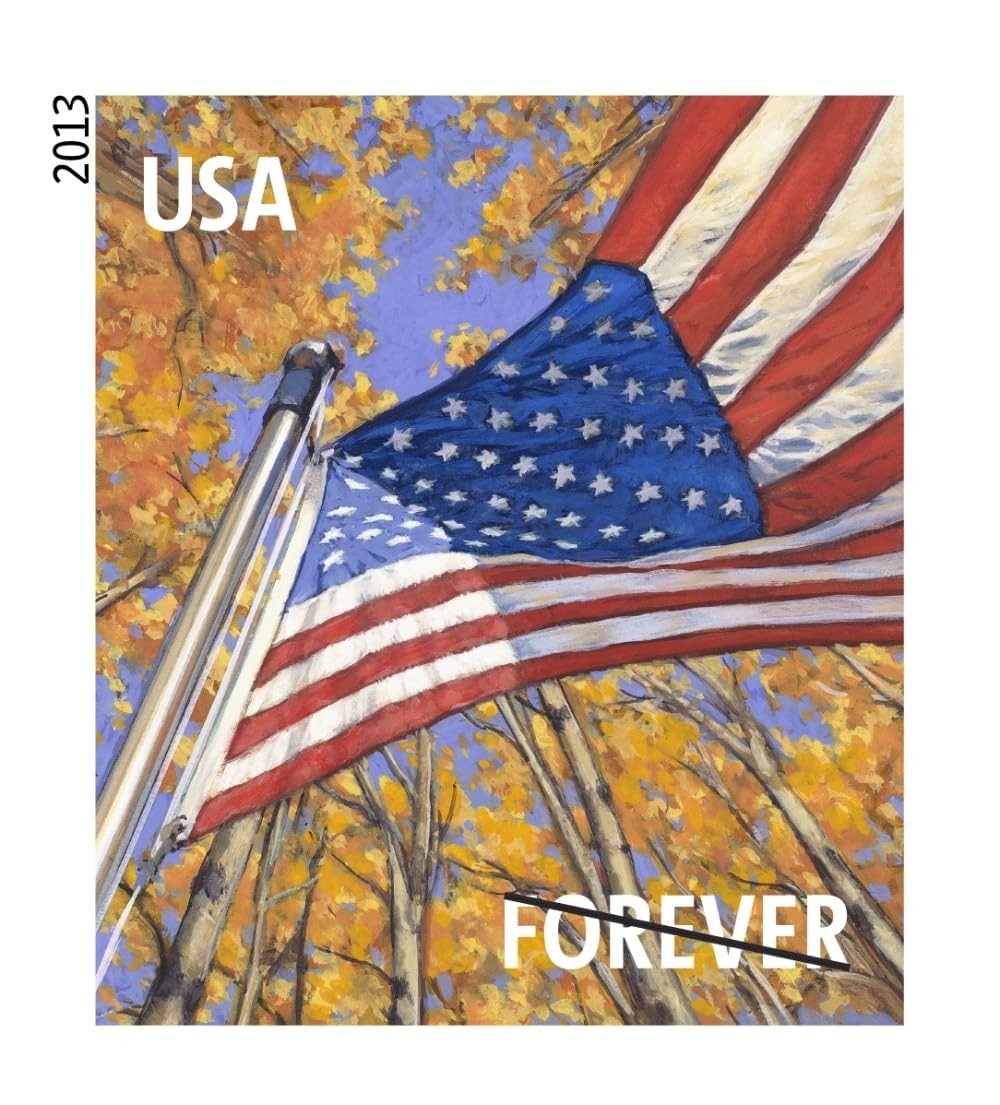 USPS Flags for All Seasons Forever Stamps 100 100 stamps, Multicolor