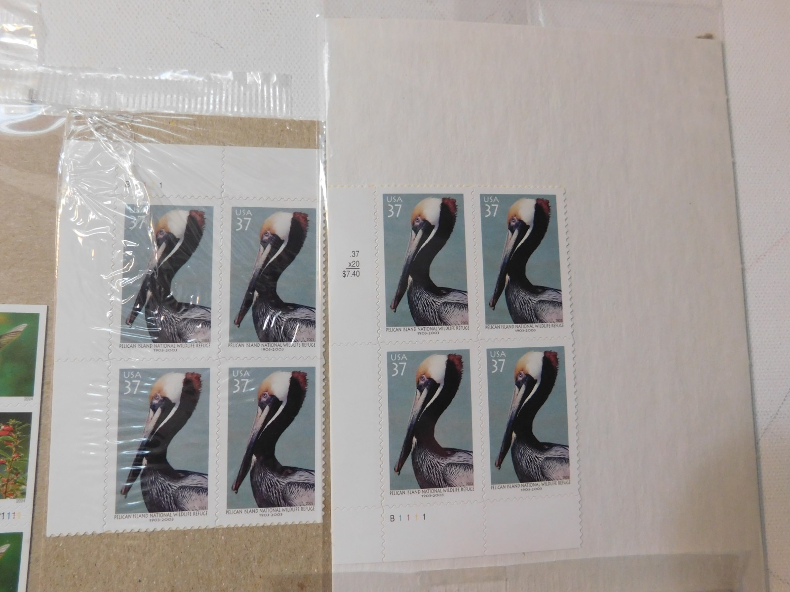 USPS Postage Stamp Lot Forever 41c 37c 24c Songbirds Pollination Butterfly LOT 7