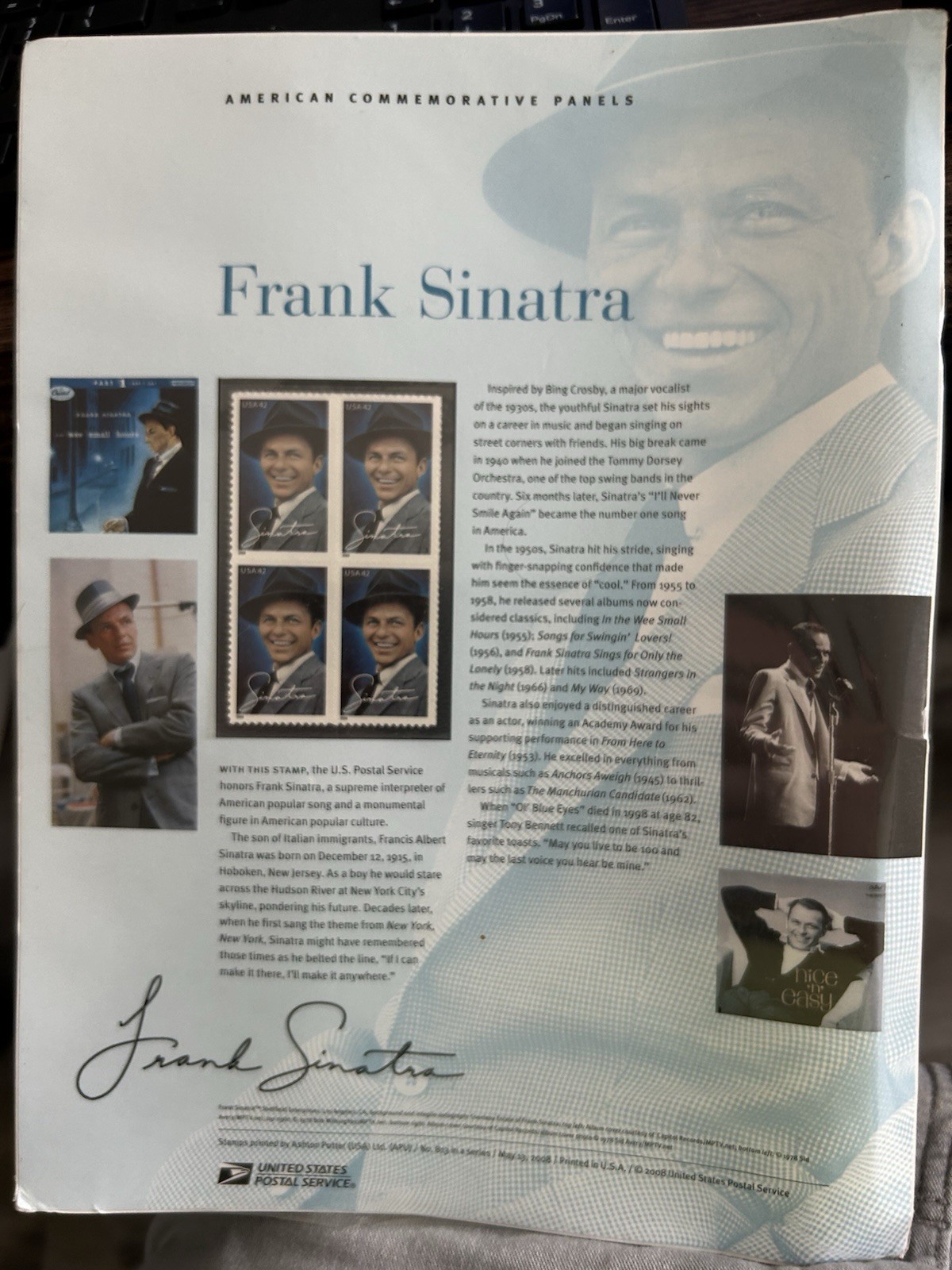 Frank Sinatra Stamps