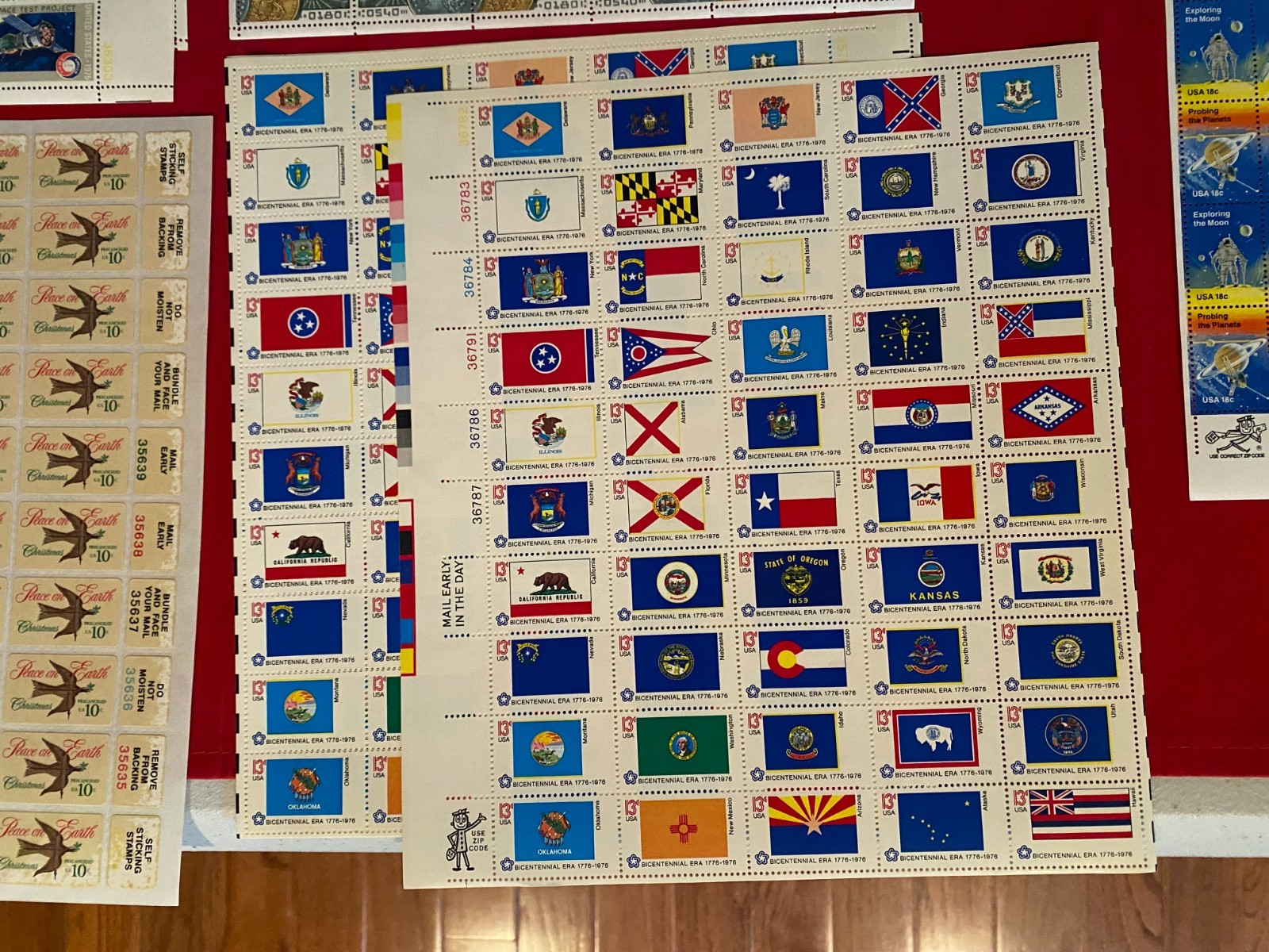US Postage lot of 23 Sheets MNH .02 to .33 Cent Sheets. Face Value is $121