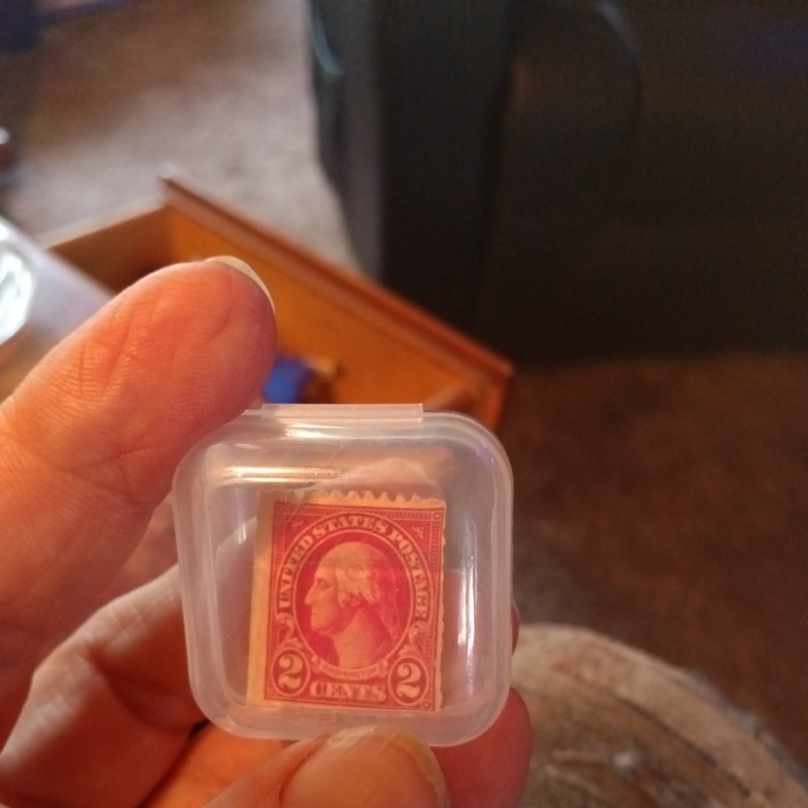 George Washington Red Rare 2 Cent US Vintage Stamp Used 1917-1949 Never Used #1