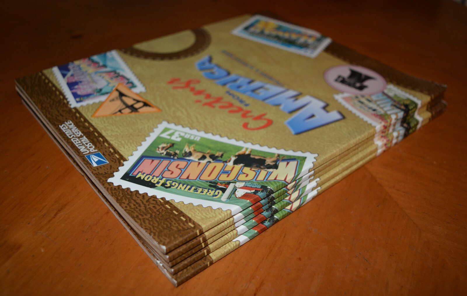 5 RARE NEW COPIES USPS COLORING & ACTIVITY BOOK GREETINGS FROM AMERICA