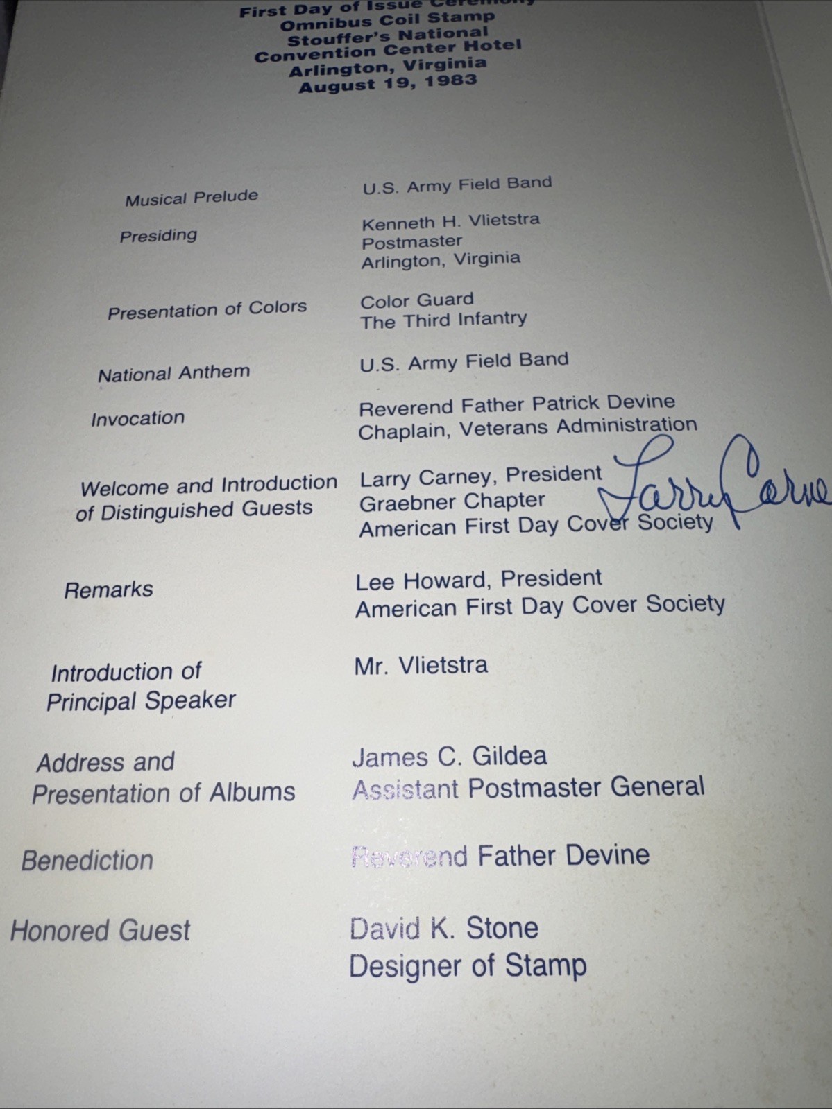 First Day Of Issue Omnibus Coil Stamp 8/19/1983 Arlington, VA