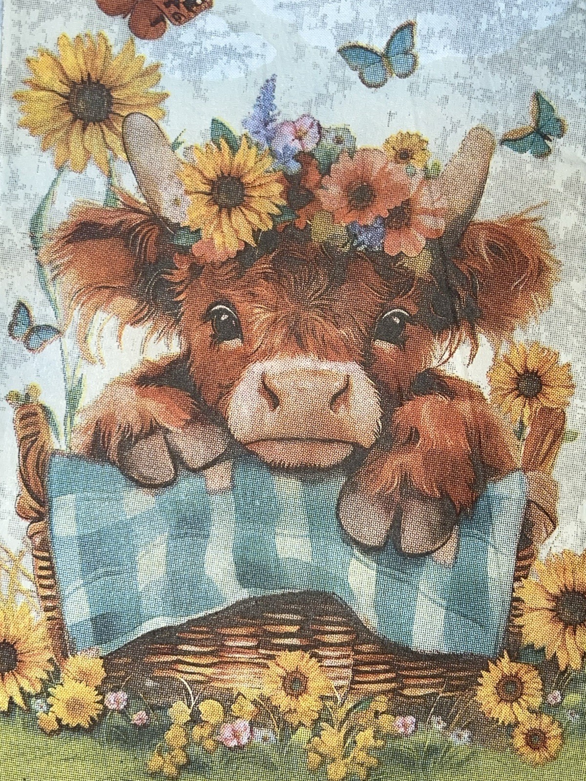 Three Paper Dinner Decoupage Art Craft Napkins -highland Cow- /sunflowers/autumn